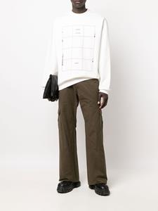 OAMC Sweater met print - Wit