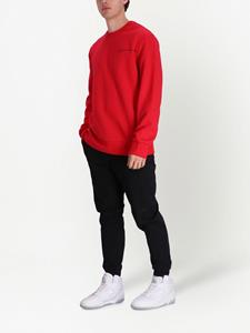 Sweater met logoprint - Rood