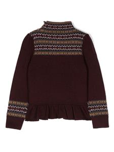 Ralph Lauren Kids Intarsia trui - Rood