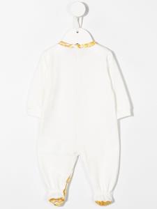 Versace Kids Romper met logoprint - Wit