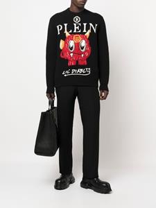 philippplein Philipp Plein Trui met ronde hals - Zwart
