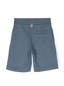 Thom Browne Kids Shorts met borduurwerk - Blauw