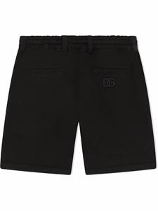 dolce&gabbanakids Dolce & Gabbana Kids Shorts met trekkoord - Zwart