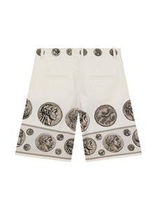 dolce&gabbanakids Dolce & Gabbana Kids Bermuda shorts met print - Beige