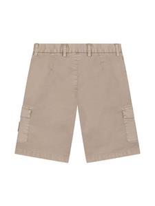 Dolce & Gabbana Kids Bermuda shorts met logoplakkaat - Beige