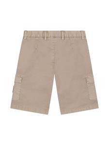 dolce&gabbanakids Dolce & Gabbana Kids Bermuda shorts met logoplakkaat - Beige