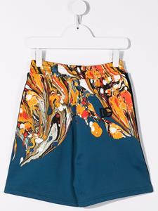 dolce&gabbanakids Dolce & Gabbana Kids Shorts met print - Blauw