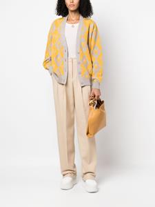 Barrie Intarsia vest - Geel