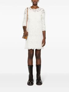 Ermanno Scervino guipure lace shift minidress - Wit