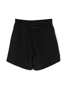 MM6 Maison Margiela Kids Shorts met print - Zwart