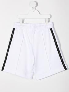 msgmkids MSGM Kids Trainingsshorts met logostreep - Wit