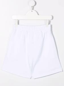 msgmkids MSGM Kids Bermuda shorts met logoprint - Wit