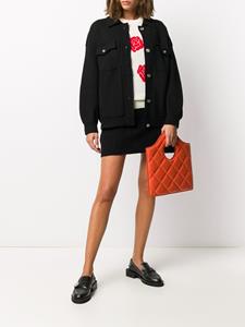 Barrie Ribgebreid vest - Zwart