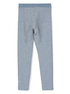 Monnalisa Metallic legging - Blauw