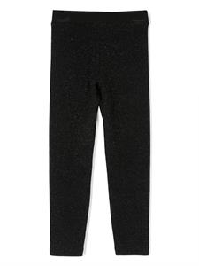 Monnalisa Legging met metallic-effect - Zwart