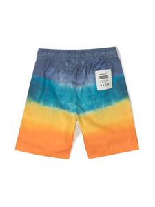msgmkids MSGM Kids Shorts met tie-dye print - Blauw