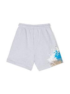 msgmkids MSGM Kids Shorts met print - Grijs