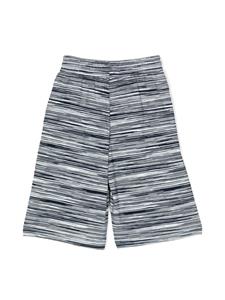 missonikids Missoni Kids Fijngebreide shorts - Blauw