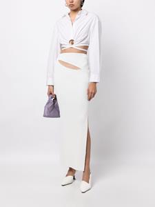 christopheresber Christopher Esber Uitgesneden maxi-rok - Wit