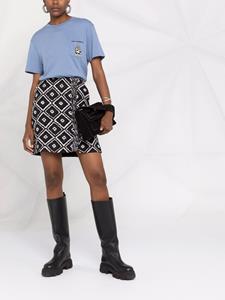 karllagerfeld Karl Lagerfeld Bouclé wikkelrok - Zwart