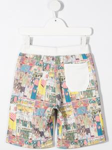 Lanvin Enfant Trainingsshorts met print - Wit