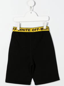 off-whitekids Off-White Kids Trainingsshorts met logo - Zwart