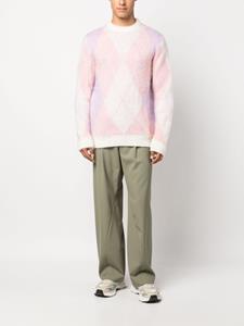 Trui met argyle patroon - Roze
