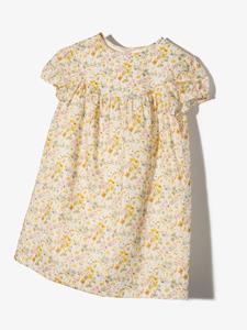 Jurk met bloemenprint - Geel
