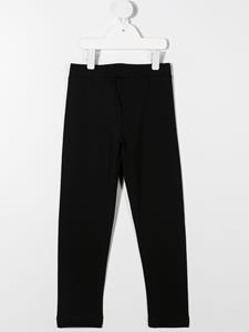 moschinokids Moschino Kids Legging met metallic logoprint - Zwart