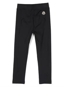 monclerenfant Moncler Enfant Legging met logopatch - Zwart