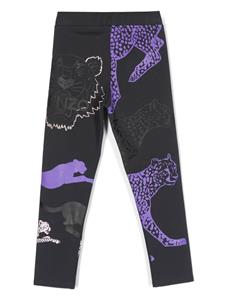 kenzokids Kenzo Kids Legging met dierenprint - Grijs
