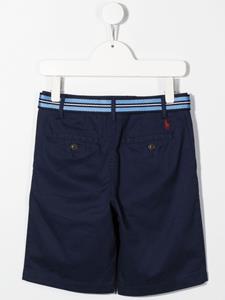 poloralphlaurenkids POLO RALPH LAUREN KIDS Bermuda shorts met ceintuur - Blauw