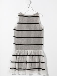 karllagerfeldkids Karl Lagerfeld Kids Gestreepte jurk - Wit