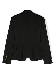 balmainkids Balmain Kids Blazer met dubbele rij knopen - Zwart