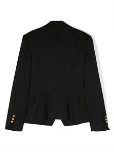 Balmain Kids Blazer met dubbele rij knopen - Zwart