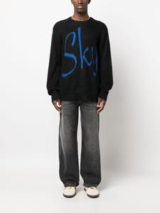 blueskyinn BLUE SKY INN Trui met logoprint - Zwart