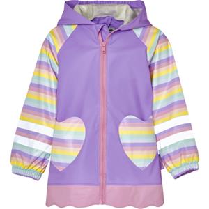 Playshoes regenjas Eenhoorn Hartje Lila