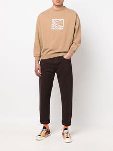 RASSVET Sweater met geborduurd logo - Beige