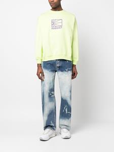 RASSVET Sweater met logo - Groen
