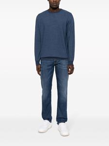 Canali Fijngebreide trui - Blauw