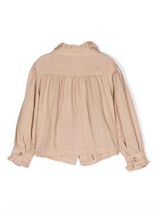 Donsje Shirt met ruches - Beige