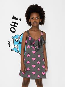 Mini-jurk met ruches - Groen