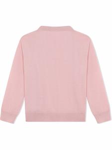 Dolce & Gabbana Kids Kasjmier trui met logo - Paars