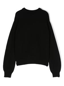 dolce&gabbanakids Dolce & Gabbana Kids Trui van scheerwol - Zwart