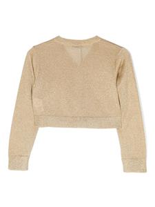 dolce&gabbanakids Dolce & Gabbana Kids Vest met glitters - Goud