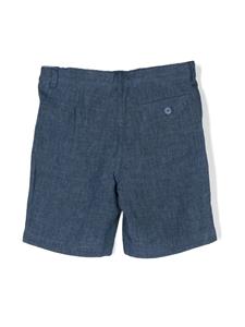 Linnen shorts - Blauw