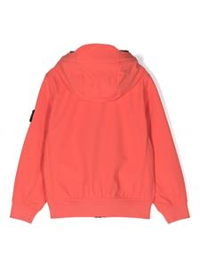 stoneislandjunior Stone Island Junior Jack met capuchon - Oranje