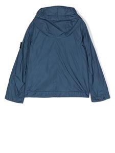 Stone Island Junior Jack met logopatch - Blauw