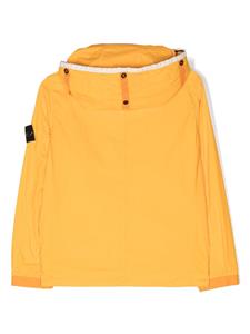 stoneislandjunior Stone Island Junior Jack met logopatch - Geel