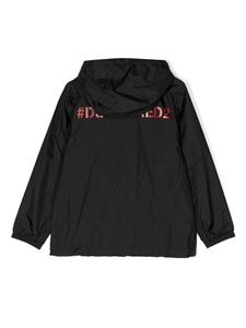dsquared2kids DSQUARED2 KIDS Jack met logoband - Zwart